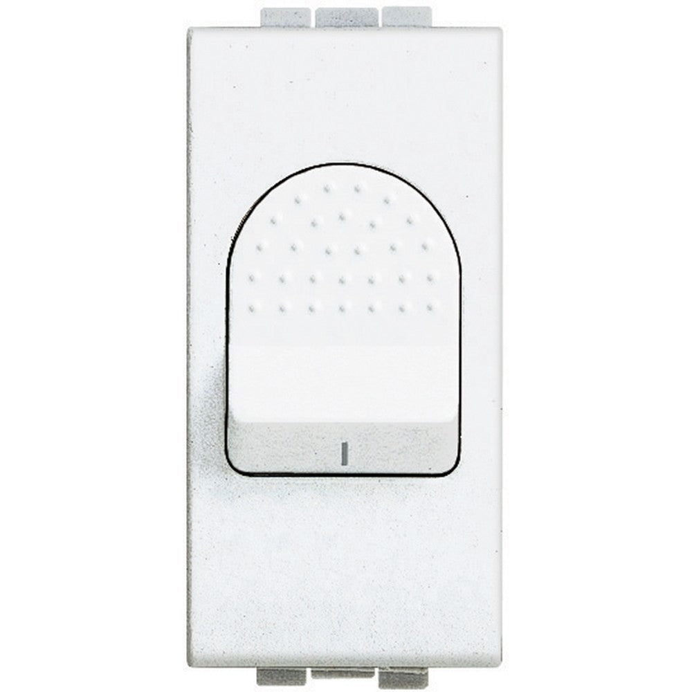 Bticino LivingLight N4011 interruttore 2 poli 32A 250V, bianco con design moderno, per controllo elettrico.