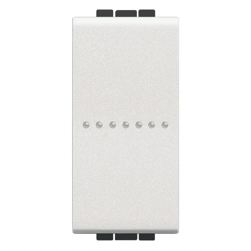 Interruttore Assiale BTicino LivingLight 10A 1P Bianco N4051N - Design Elegante e Funzionale