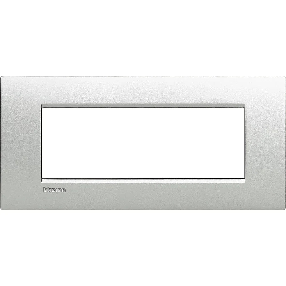 Placca 7P Tech BTicino LNC4807TE - Design Elegante, 7 Moduli, Struttura In Metallo Robusta