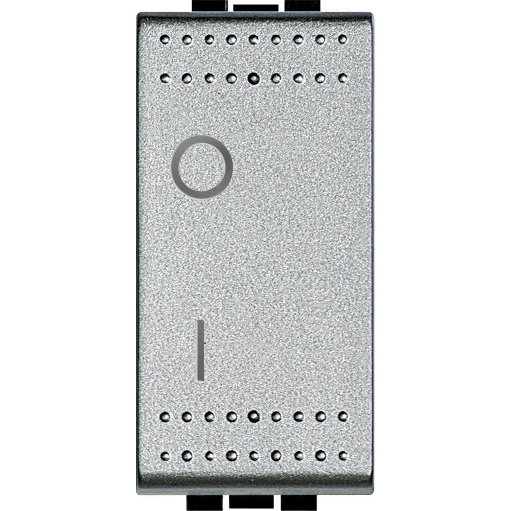 Interruttore Bipolare BTicino Livinglight NT4002N - 16A - 250Vac - Design Elegante e Facile Installazione