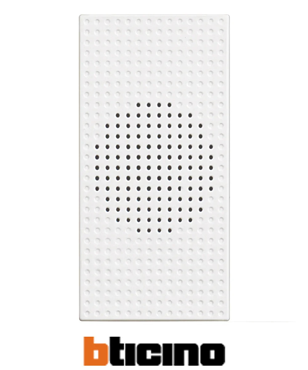 BTicino Suoneria Bronzo 230V Bianco - Design Elegante, Facile Installazione, Suono Chiaro