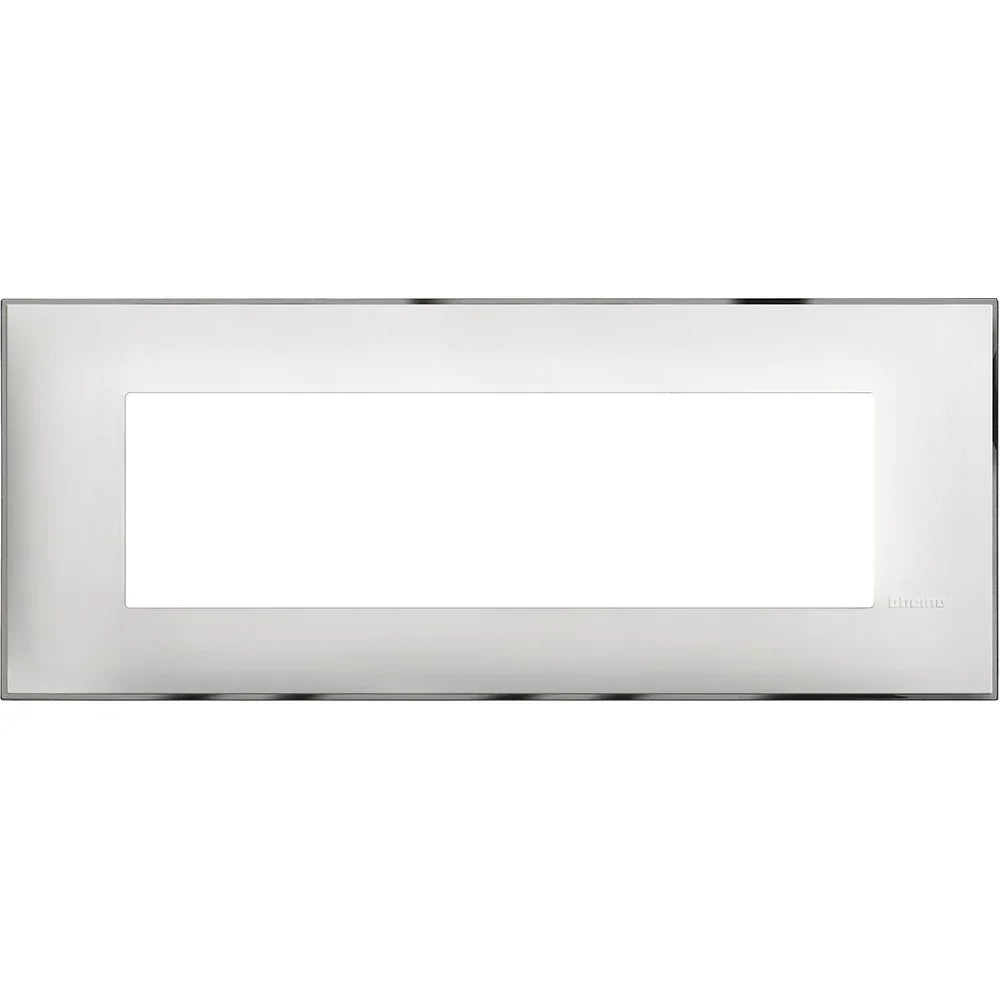 Placca BTicino 7 Moduli Colore Bianco Satinato - Design Elegante e Funzionale, SKU: [inserire codice SKU qui]