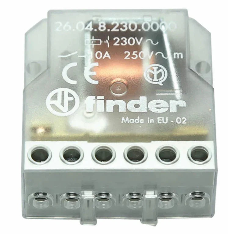 Finder Relè Commutatore Ad Impulsi 230V - SKU 26048230, 10A, Montaggio Flessibile, 4 Sequenze