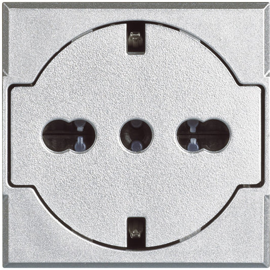 Bticino Axolute FLAT Schuko electrical socket with protection 10/16A for universal use.
