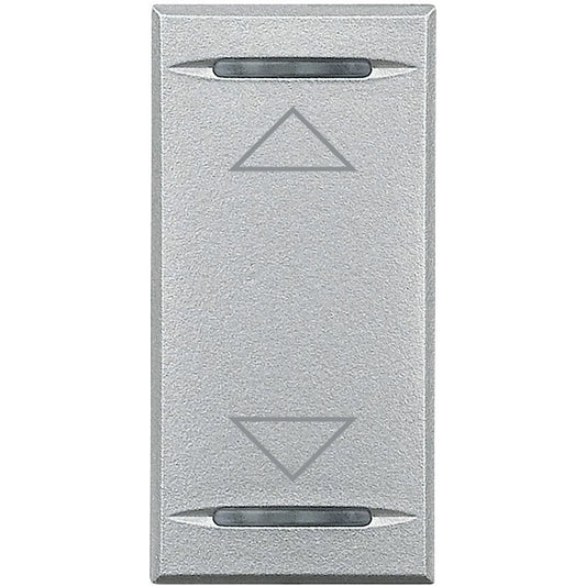Copritasto Bticino Axolute a 2 Funzioni HC4911AH, 1 modulo, finitura elegante e funzionale per interni.