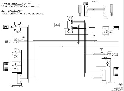 Technical wiring diagram for BITRON AN0002 mechanical intercom with 2 buttons 4+N configuration.