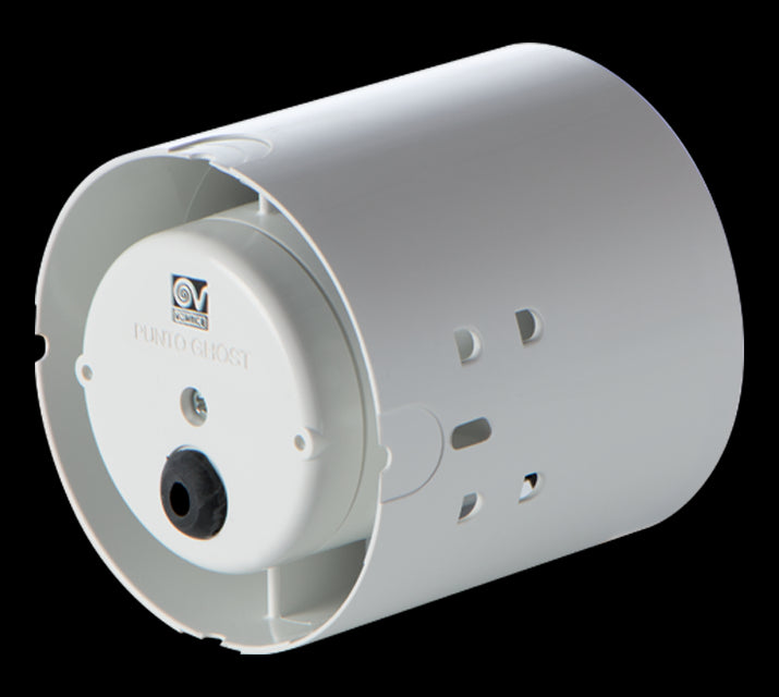 Vortice Aspiratore IN LINE Elicoidale a Scomparsa, motore resistente al sole, portata 65 m3/h, design compatto