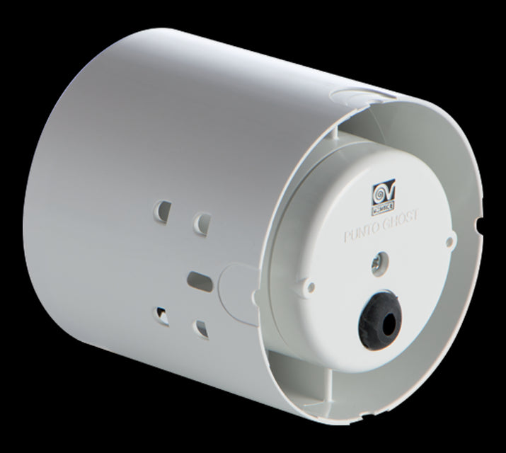 Vortice Aspiratore IN LINE Elicoidale a Scomparsa, motore protetto, costruzione resistente, design compatto.