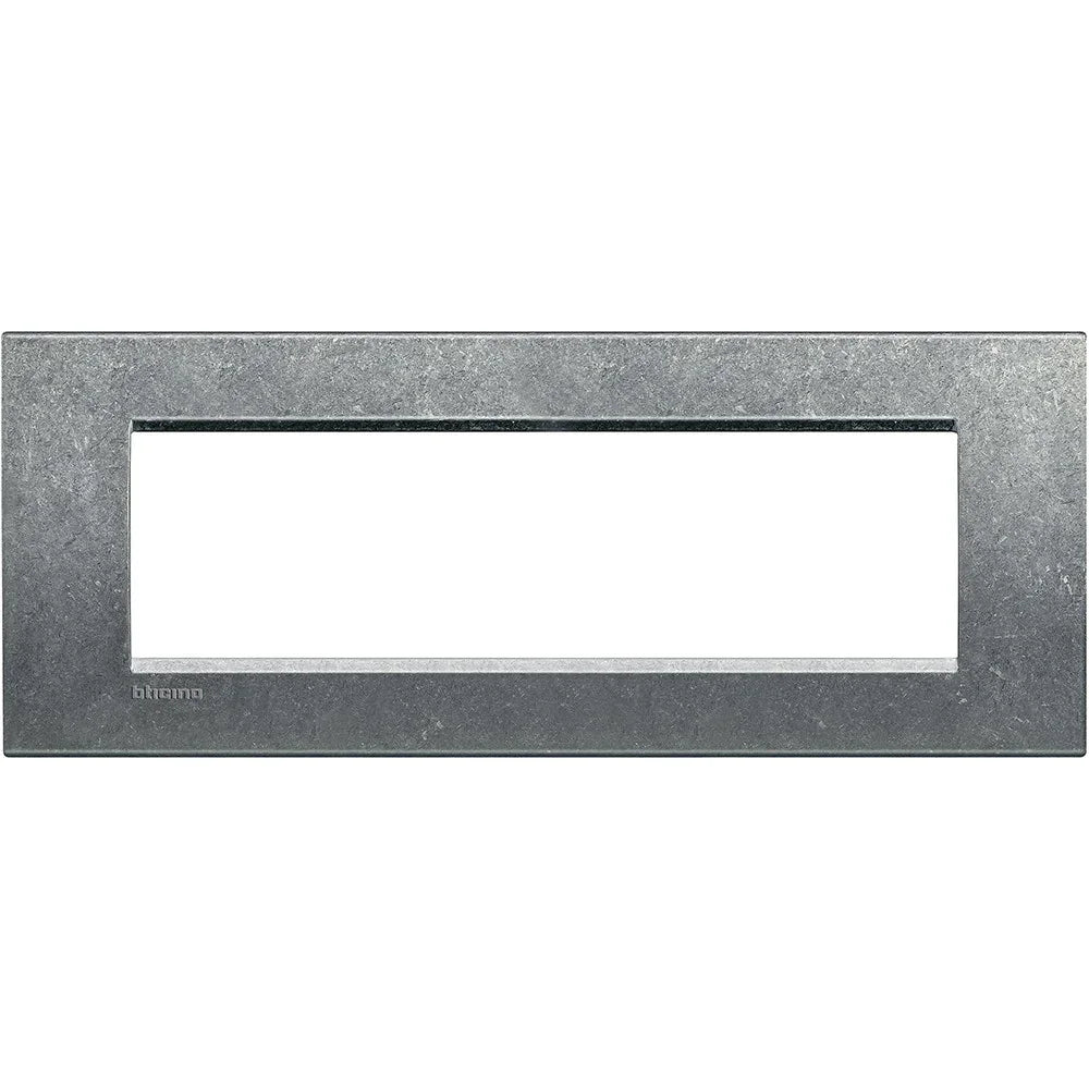 Placca Quadra Livinglight 7 Moduli BTicino - LNA4807NA, Design Elegante e Funzionale, Metallo Robusto