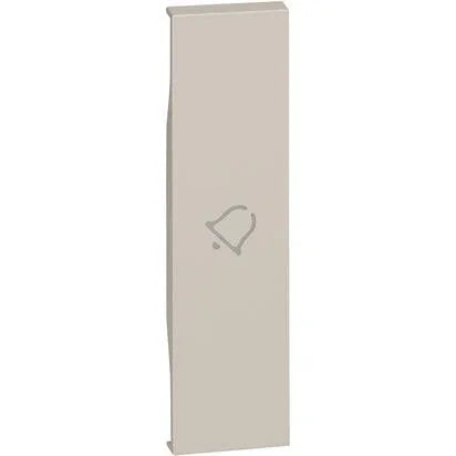 Cover Comando Campan BTicino KM01D | Illuminabile, Design Moderno Living Now, Finitura Sabbia