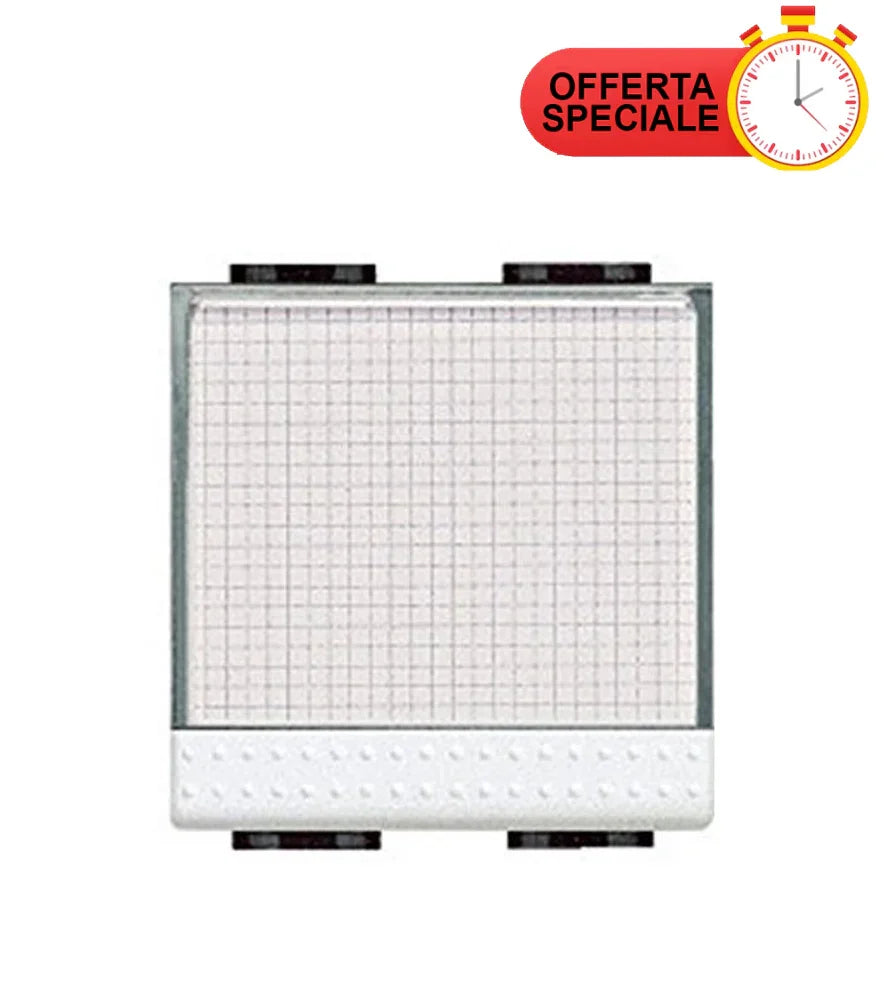 BTicino Living Light Pulsante Portanome N4040 - Design Elegante e Funzionale per Personalizzazione Ingressi
