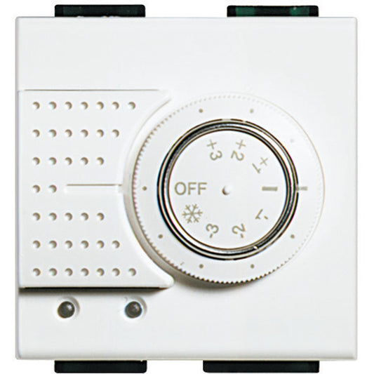 BTICINO MY HOME SCS temperature control sensor with adjustable dial for heating and cooling systems.