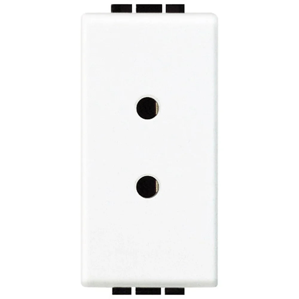 Presa Mignon AM5120 BTicino 2P 6A 24V SELV - Design Compatto, Alta Qualità per Circuiti Ausiliari