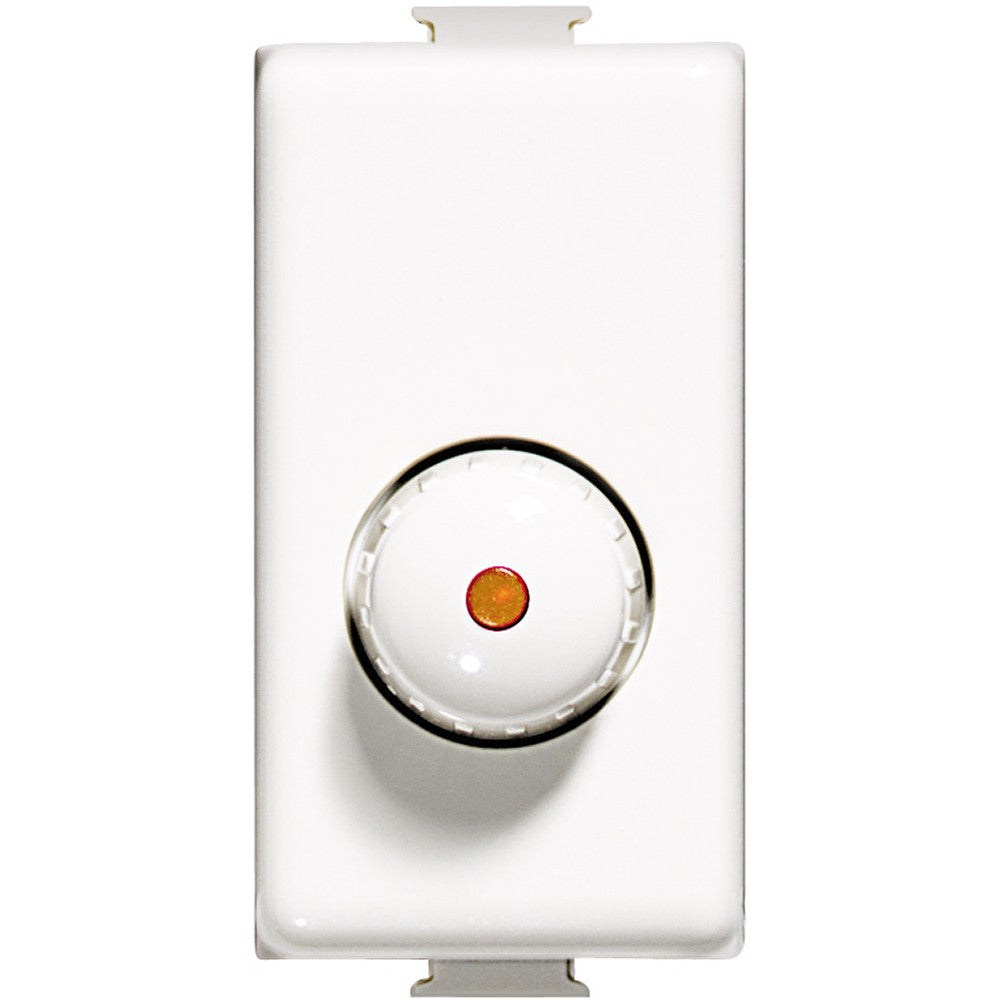 AM5706 dimmer switch for resistive loads 100W 500W 230Vac, white color, BTicino brand, Matix series