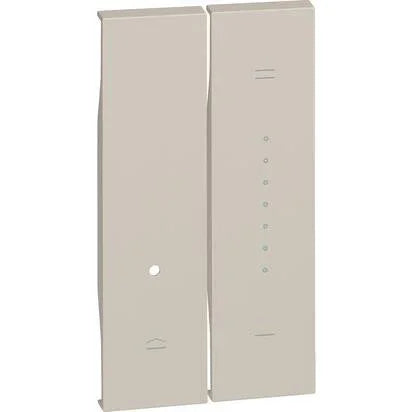 Cover Dimmer 2M Sabbia BTicino Living Now KM19 - Design Moderno, Funzione Elegante, Facile Installazione