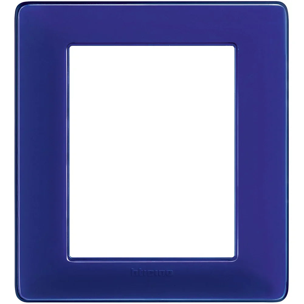 BTicino AM4826CBU - Placca Matix 3+3 Moduli in Tecnopolimero, Cobalto, Design Elegante e Funzionale