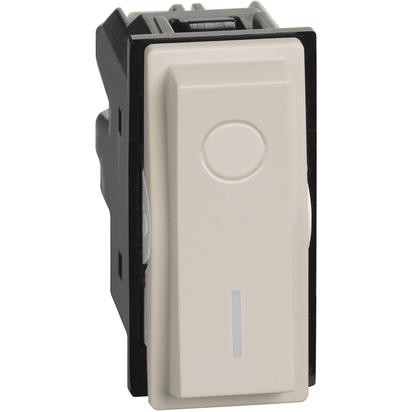 Living Now - Interruttore 2P 16AX sabbia - KM4002