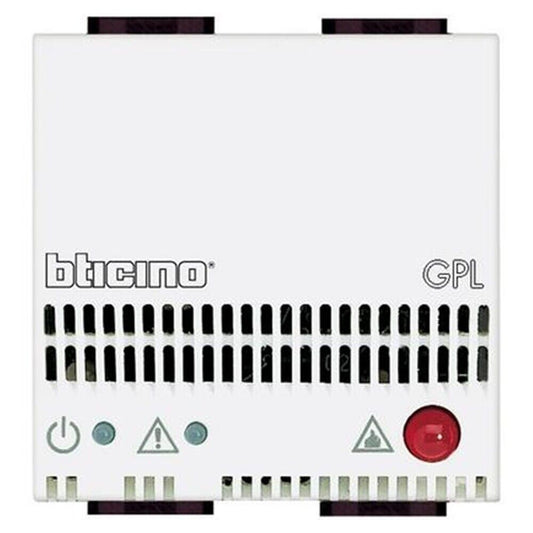 Bticino LivingLight gas detector signal repeater N4520 - white, optical/acoustic signal output, 12V AC.