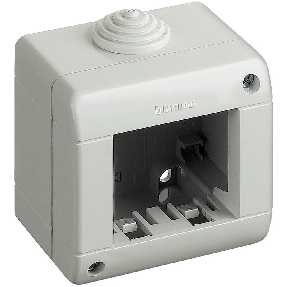 Custodia BTicino IP40 2 Moduli Màtix 25402 - Resistente, Flessibile, Facile da Installare