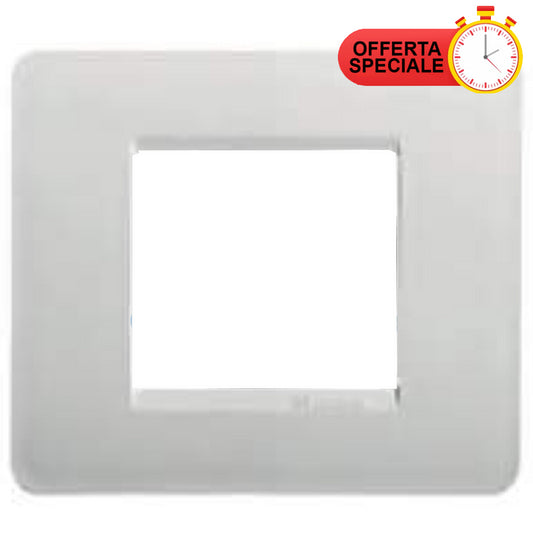 BTicino Matix Placca 2 Posti Cenere AM4802CN, special offer on decorative switch plate.