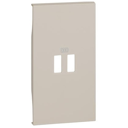 Cover caricatore USB 2M bianco - KM12C per moduli serie Living Now, brand BTicino.