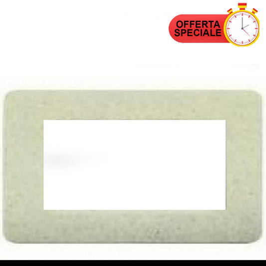 BTicino Matix Placca 4 Posti Acquamarina AM4804SQ, special offer, versatile design for switch installation.