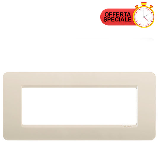 BTicino Matix Placca 6 posti avorio AM4806LAV, design elegante per interruttori, offerta speciale.