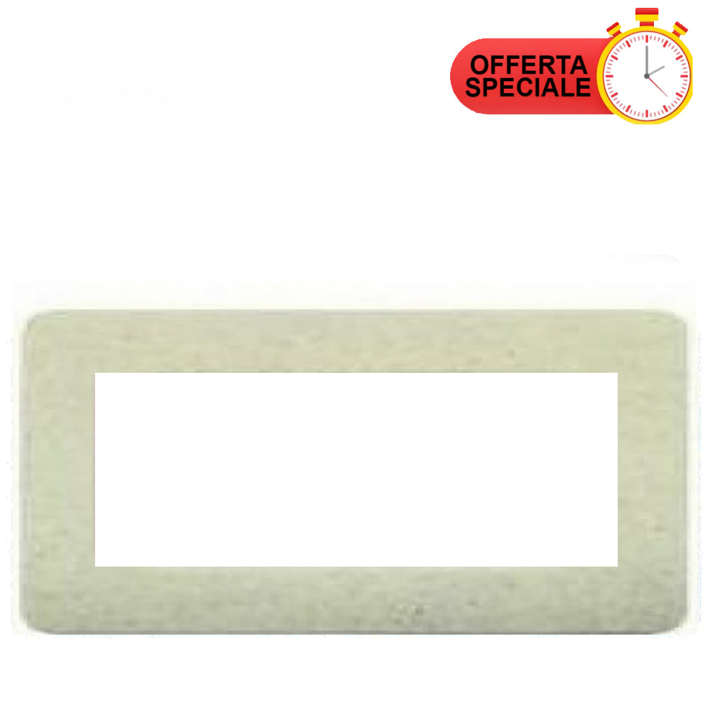 BTicino Matix Placca 6 Posti Acquamarina AM4806LSQ switch cover, promotional offer with special timing.