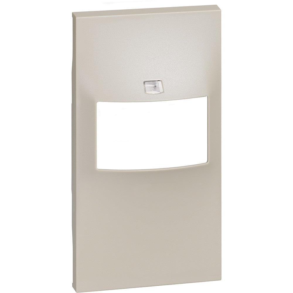 Living Now IR switch cover without selector, beige, compatible with BTicino K4430 and K4432, sleek design.