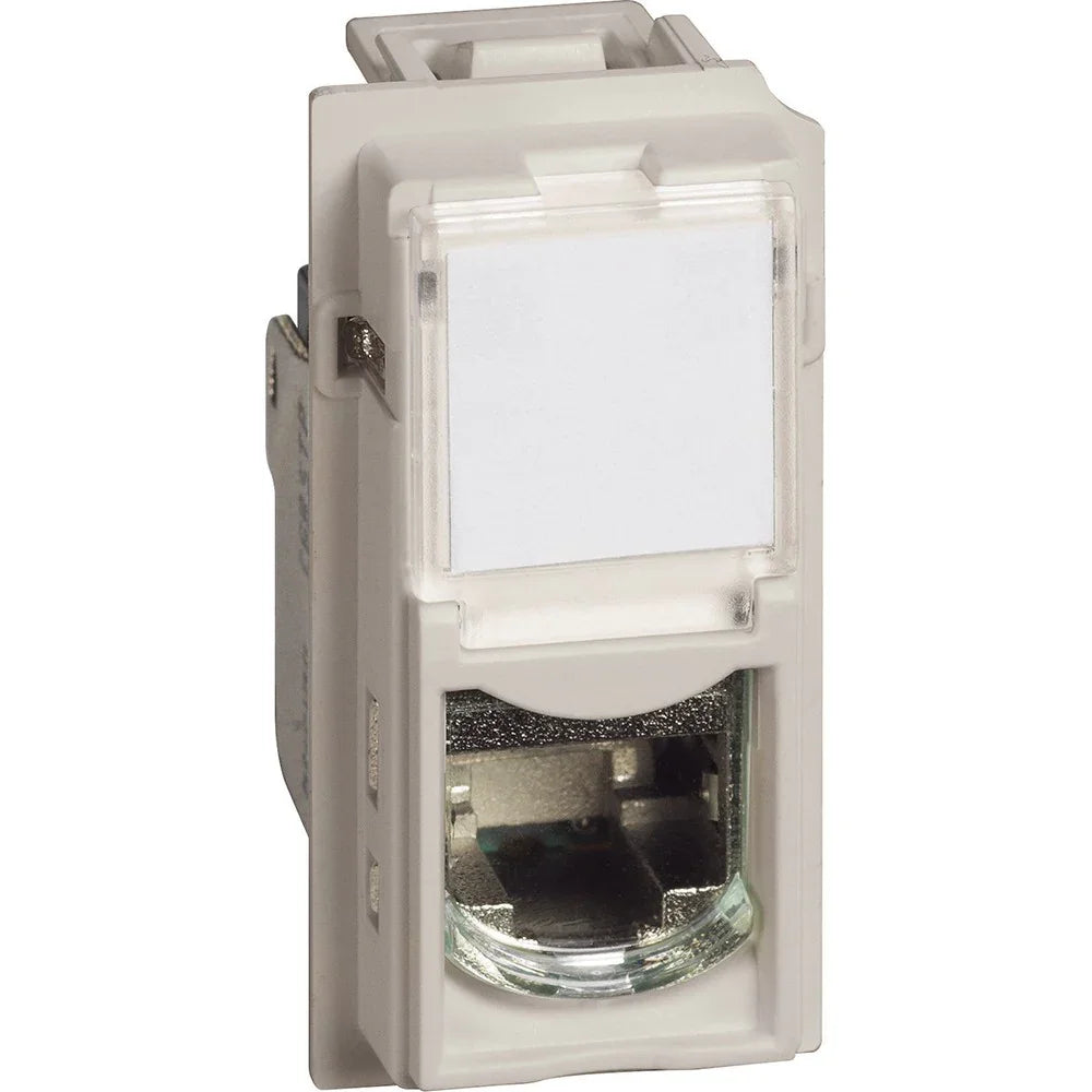 Connettore RJ45 Cat6 STP 1 Modulo Toolless IDC Sabbia BTicino Living Now KM4279C6S