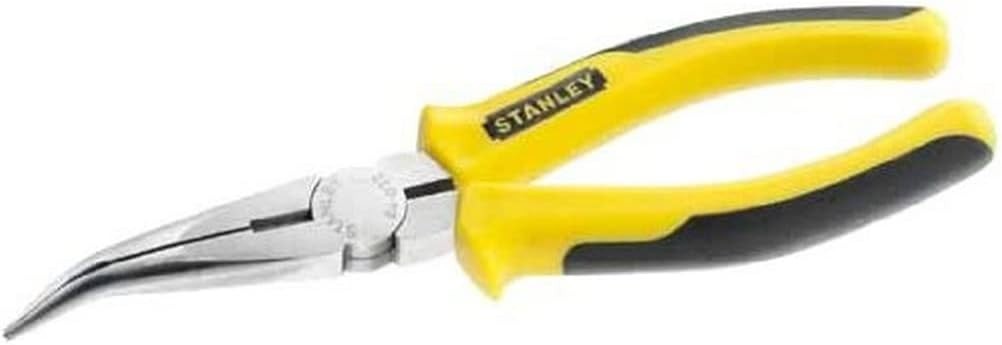 Stanley Pinze a becco lungo 150mm, pinza becchi mezzi T piegati, utensile professionale per lavori di precisione.
