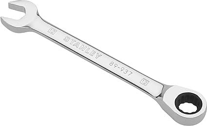 Chiave combinata a cricchetto Maxi Drive Plus, 12 mm, finitura cromata, strumento da lavoro di alta qualità.