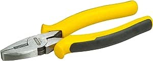 Stanley Pinza Universale 150mm with yellow and black grips for engineers' use, designed for durability and precision.