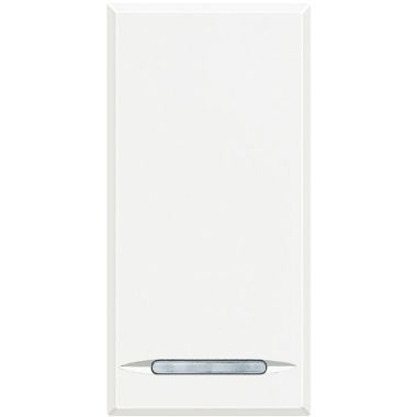 Bticino Axolute Deviatore Basculante HD4053, bianco, 1P 16AX 250 Vac, design moderno per interni.