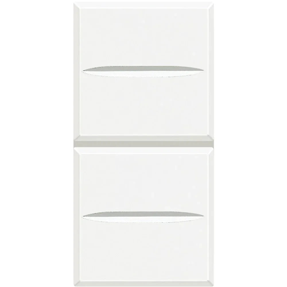 Bticino Axolute Doppio Pulsante Bianco HD4036 - Controllo Indipendente Elegante e Funzionale