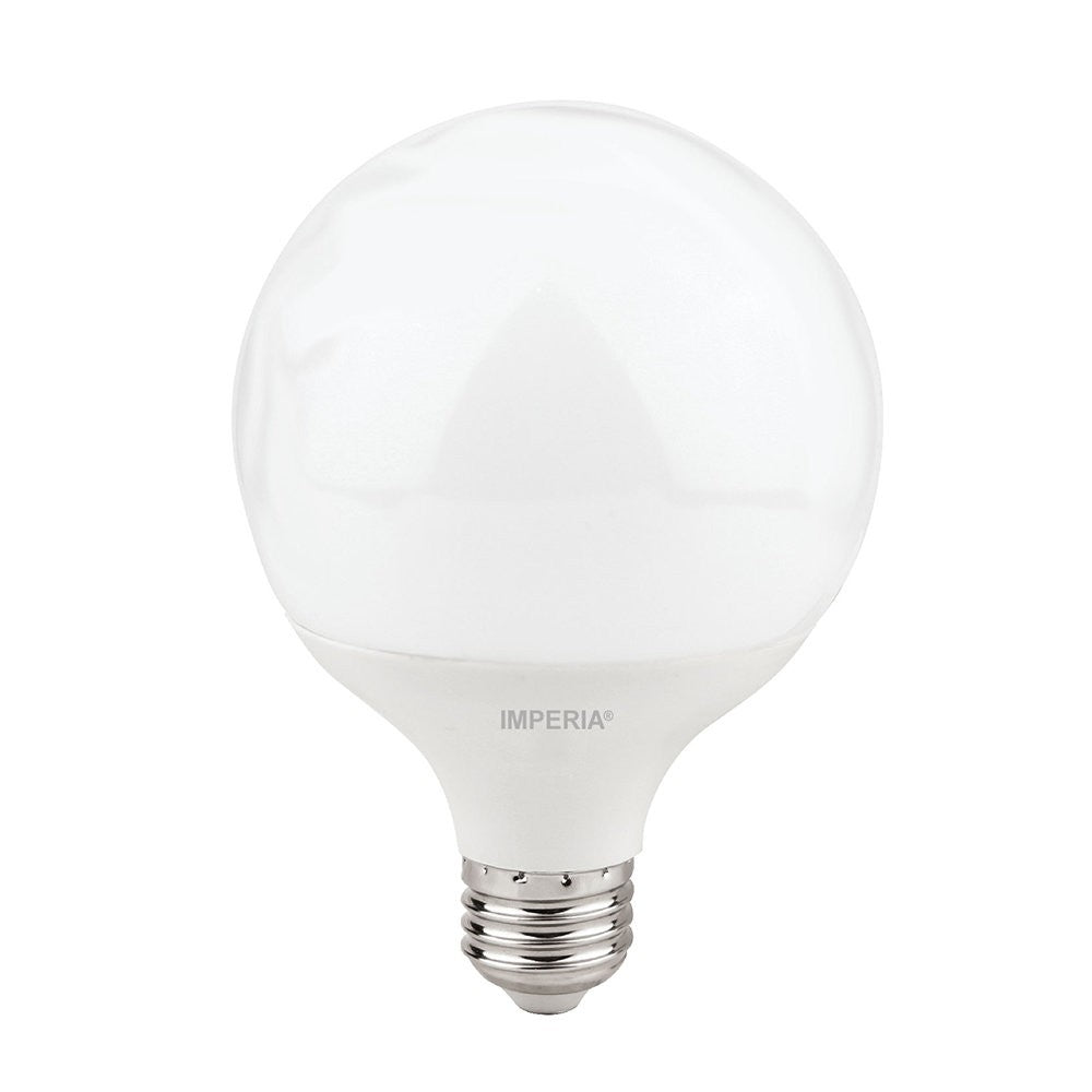Imperia Led Maxisfera E27 16W 3000K bulb, ideal for warm and inviting home lighting.