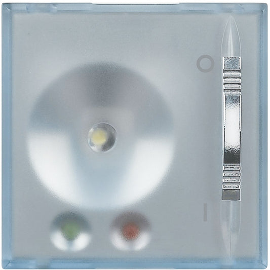 Bticino Axolute Ricaricabile: torcia autonoma con base di ricarica e LED bianco. Automatica e intercambiabile.