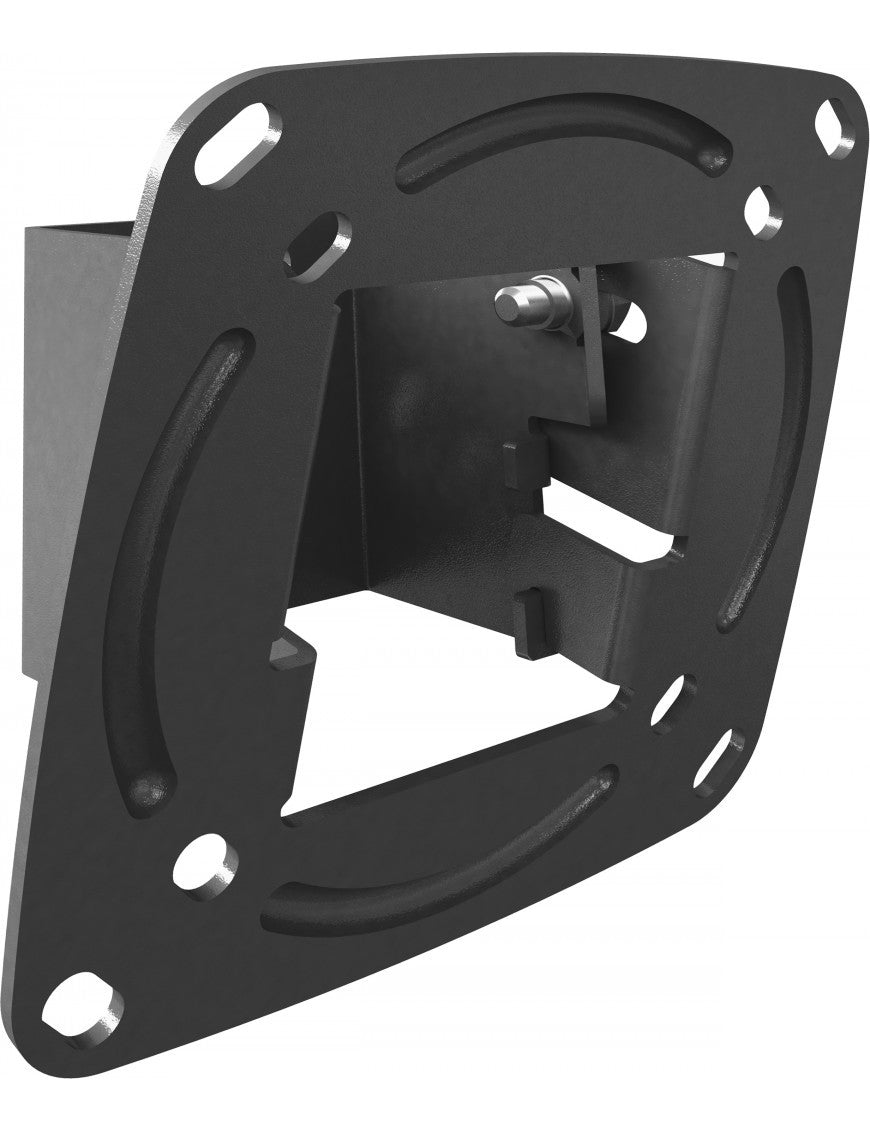SUPPORTO TV INCLI -26'' VESA bracket mount, tool-free tilt, compatible with VESA 75x75 and 100x100 mm, black color.