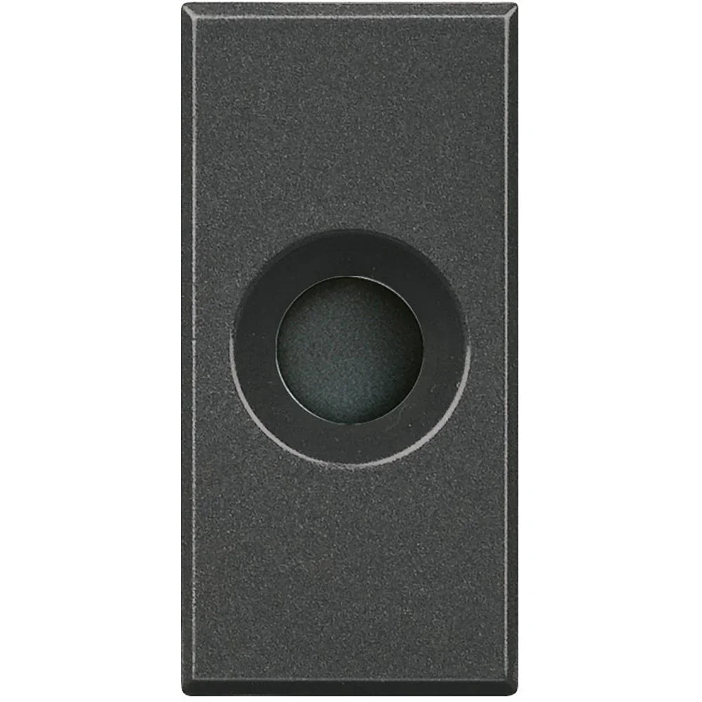 Bticino Axolute Falso Modulo Con Foro HS4953 - Design Elegante e Funzionale Per Cablaggio, 1 Modulo, Antracite