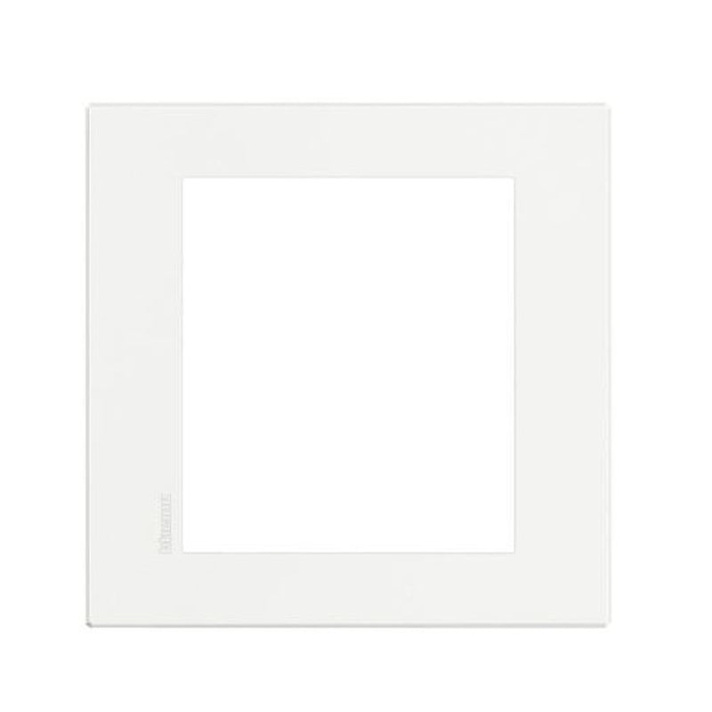 Bticino Axolute Air display frame in white, model HW4826HD, designed for 3+3 modules, sleek and modern design.