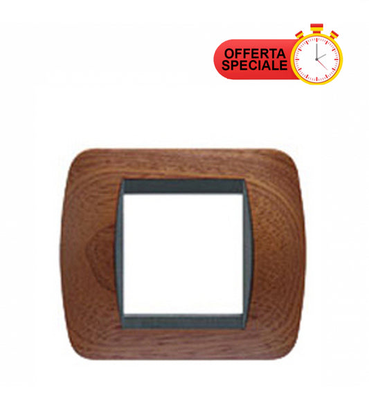 Living Int. Placca 2 posti in legno mogano, design elegante per interni, offerta speciale.