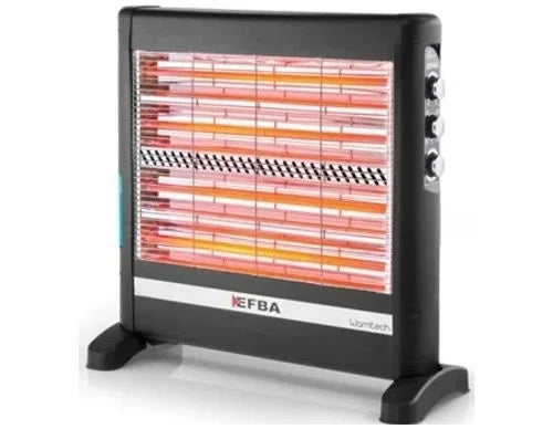 Stufa Quarzo Ventilata Zenith ST101T 2850W - 4 Tubi da 715W per Riscaldamento Rapido e Comfort Elegante