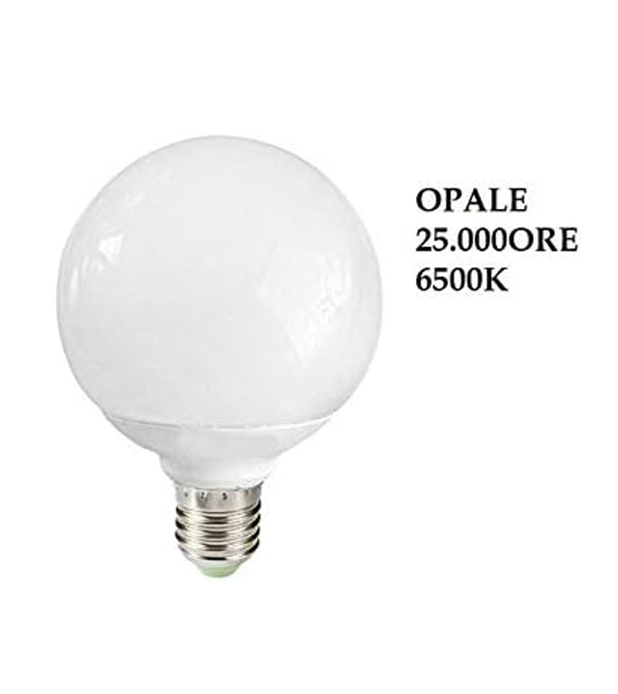 Imperia 6011645 LED Maxisfera Opale D.125 E27 16W 6500K, 1521 lm, white spherical bulb