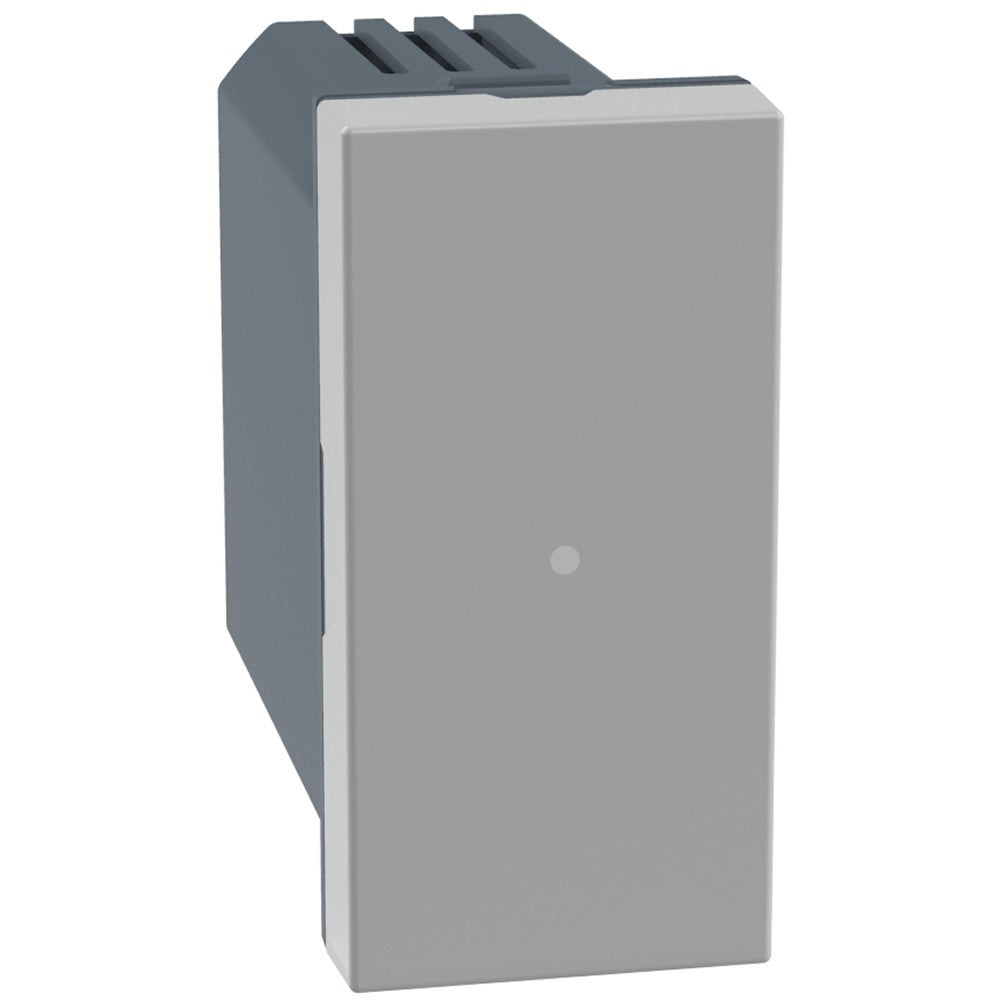 Modulo per presa connesso Bticino MatixGO Smart 1 modulo grigio per controllo remoto di dispositivi elettrici.