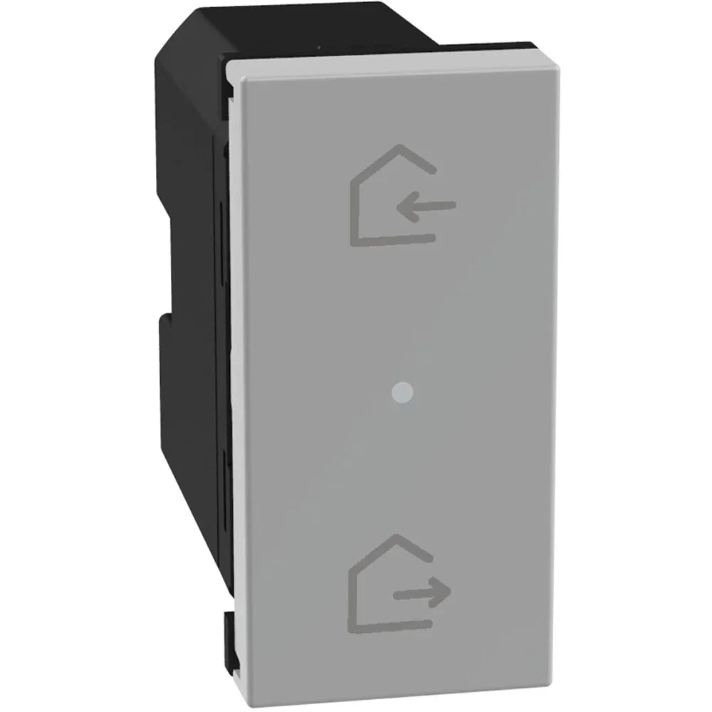 Comando Scenario Entra&Esci Wireless BTicino MatixGO JG4570CWI - 2 Pulsanti, Facile Configurazione App, Batteria 8 Anni