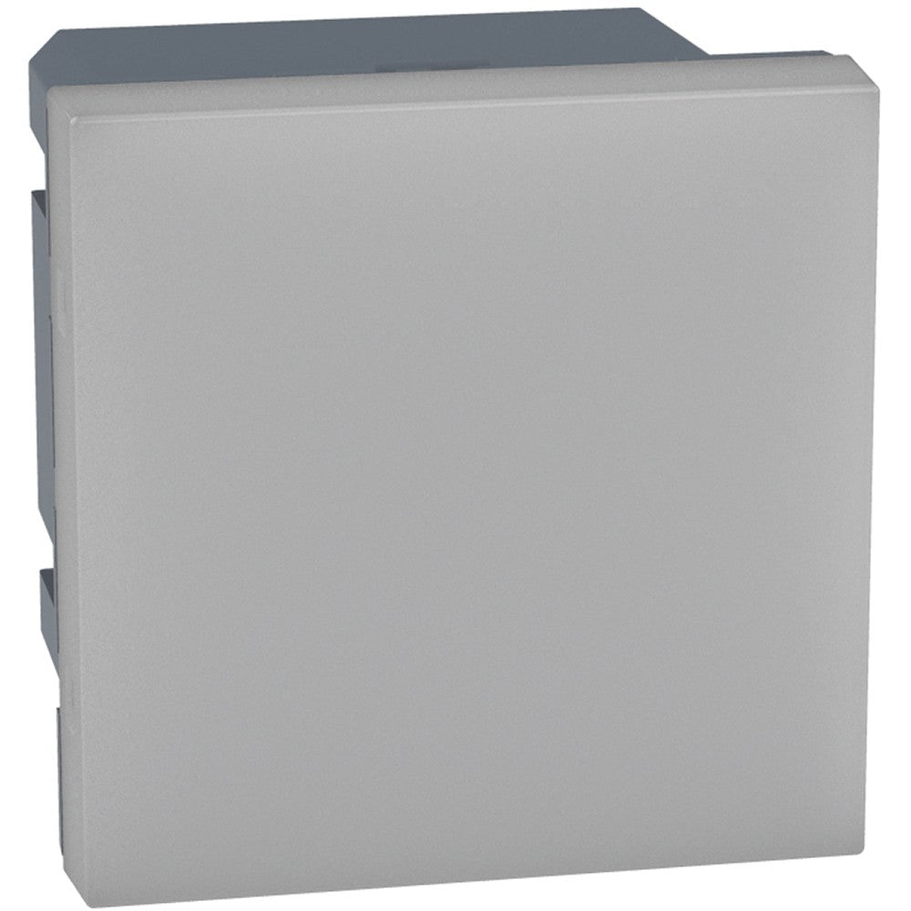 Antibacterial BTicino MatixGO portalampada 12/24V in white, 2 moduli for effective lighting solutions.