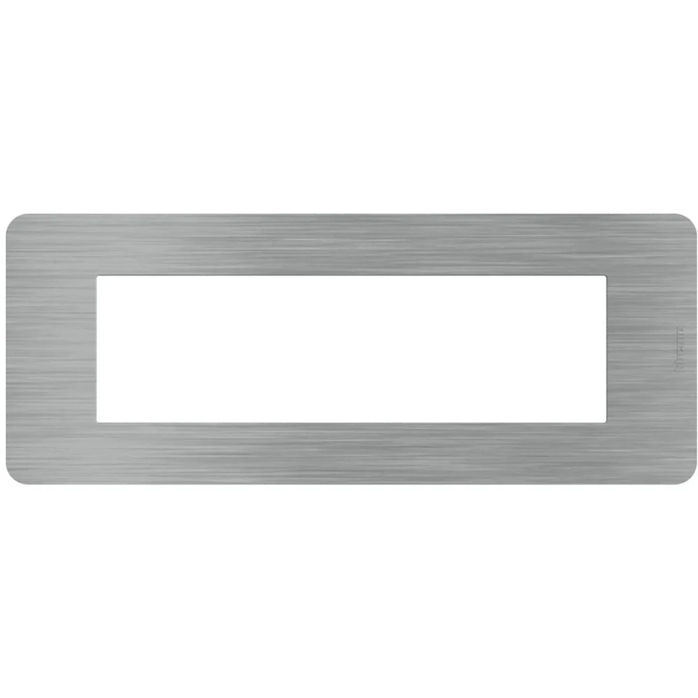 Placca BTicino MatixGO Effetti 7 Moduli Acciaio SKU JA4807ES - Design Moderno e Versatile