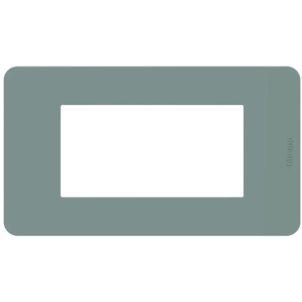 Placca Bticino MatixGO Tones 4 Moduli Agave JA4804TA - Resistente, Design Versatile, Alta Qualità