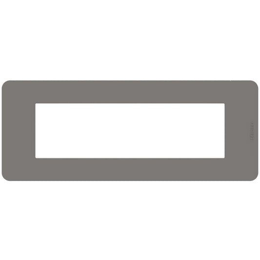 Placca Bticino MatixGO 7 moduli tortora, in tecnopolimero, dimensioni 84.2 x 214.7 mm, serie MatixGO.