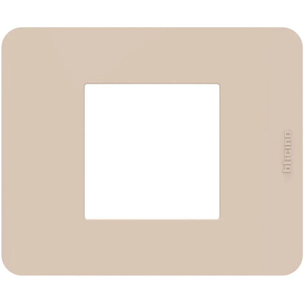 Placca Bticino MatixGO Tones 2 Moduli – JA4802TR, Tecnopolimero Alta Qualità, Design Moderno
